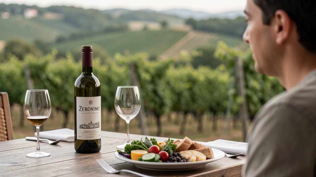 Genuss in neuer Dimension: Wie Zeronimo den alkoholfreien Wein aus Österreich revolutioniert (KI-generiertes Symbolbild)