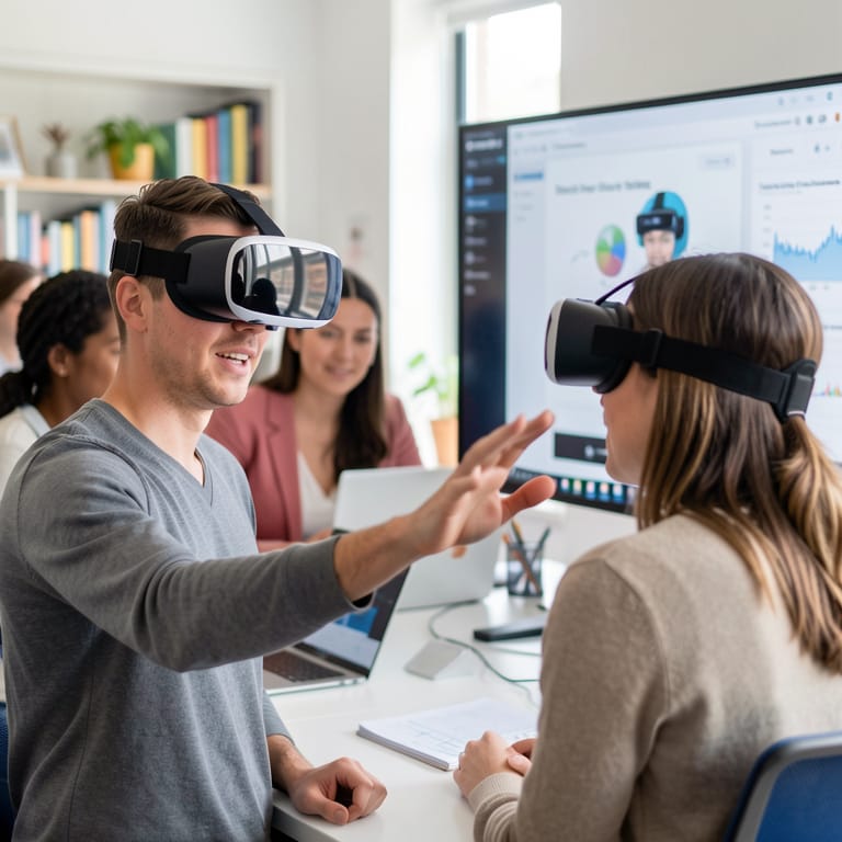 Grenzenloses Lernen: Wie KI und AR/VR neue Bildungswege ebnen (KI-generiertes Symbolbild)