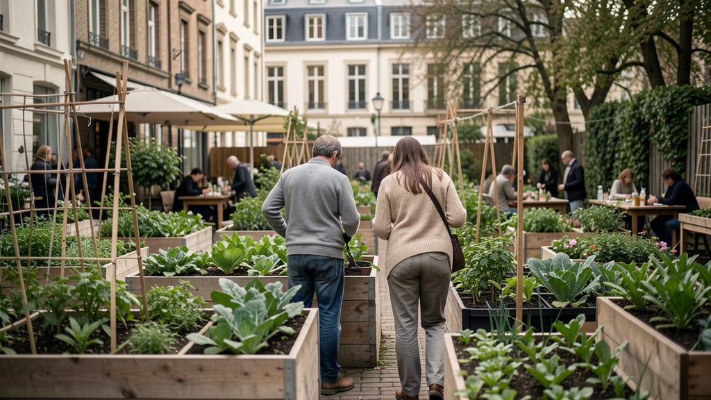 Grüne Oasen in der Stadt: Wie Urban Gardening Europa erblühen lässt (KI-generiertes Symbolbild)