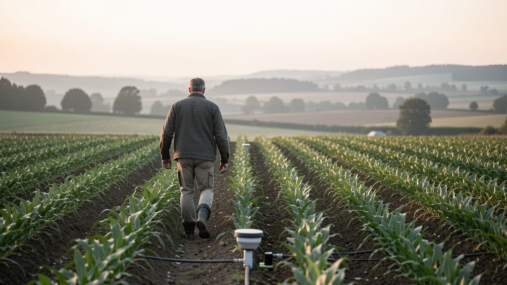 Im Einklang mit der Zukunft: Wie smarte Landwirtschaft unseren Genuss sichert (KI-generiertes Symbolbild)
