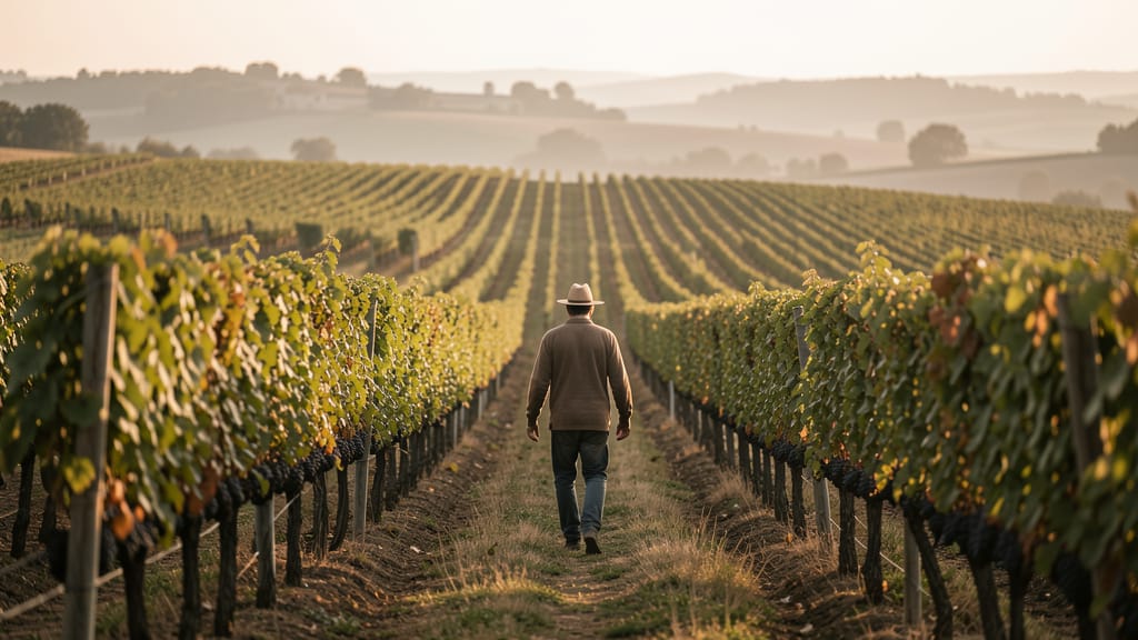 Im Herzen der Weinberge: Europas Suche nach klimaresilientem Genuss (KI-generiertes Symbolbild)