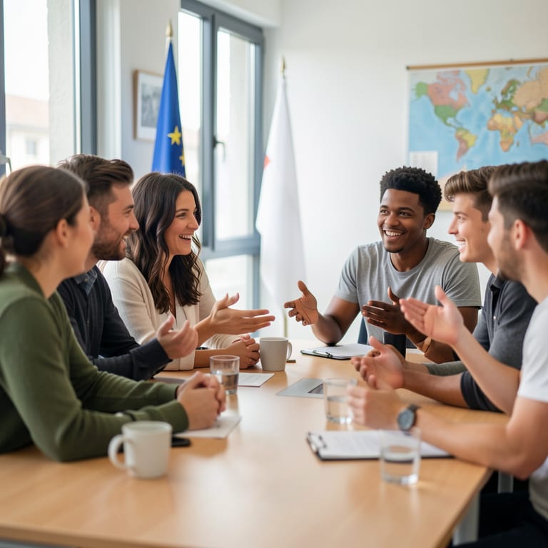Junge Stimmen gestalten Europas Morgen: Wie Beteiligung wirkt (KI-generiertes Symbolbild)