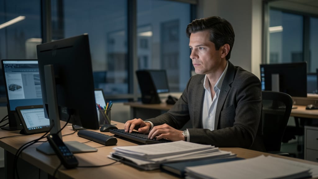 KI im Journalismus: Der menschliche Kompass im digitalen Sturm (KI-generiertes Symbolbild)
