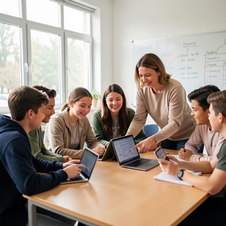 KI im Klassenzimmer: Europas Kompass für eine ethische und inklusive Bildungszukunft (KI-generiertes Symbolbild)