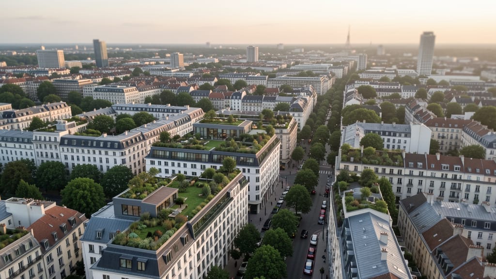 KI im urbanen Wandel: Zwischen nachhaltiger Vision und ethischer Verantwortung für unsere Städte (KI-generiertes Symbolbild)