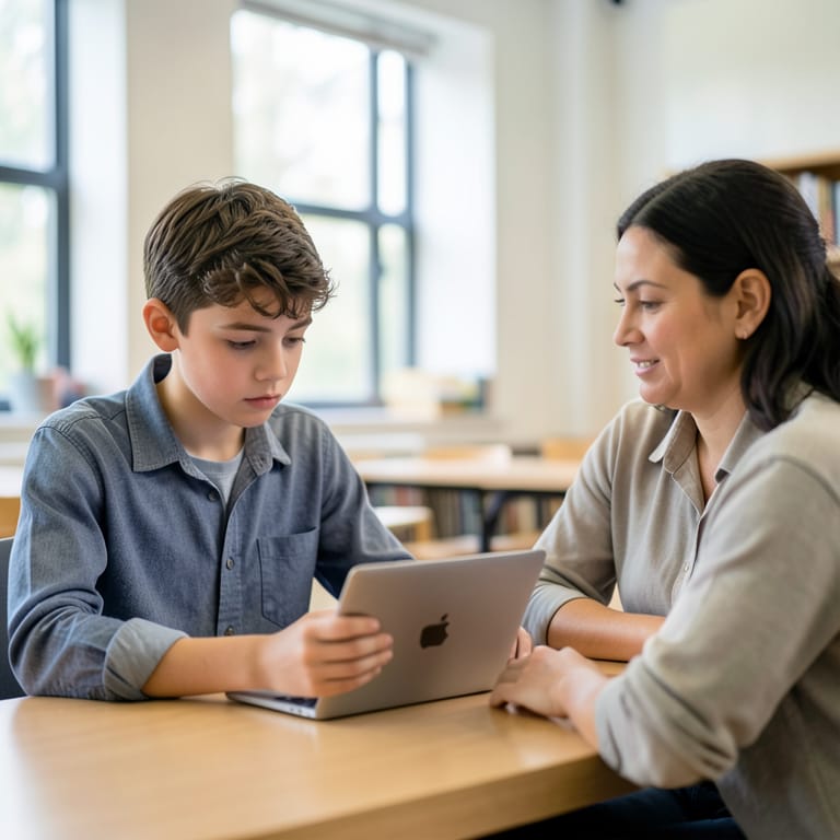 KI und Kinderschutz: Wie wir unsere Kinder im digitalen Sturm stärken können (KI-generiertes Symbolbild)