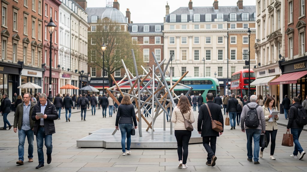 Kunst als Katalysator: Wie London zeigt, dass Kreativität Städte neu beleben kann (KI-generiertes Symbolbild)