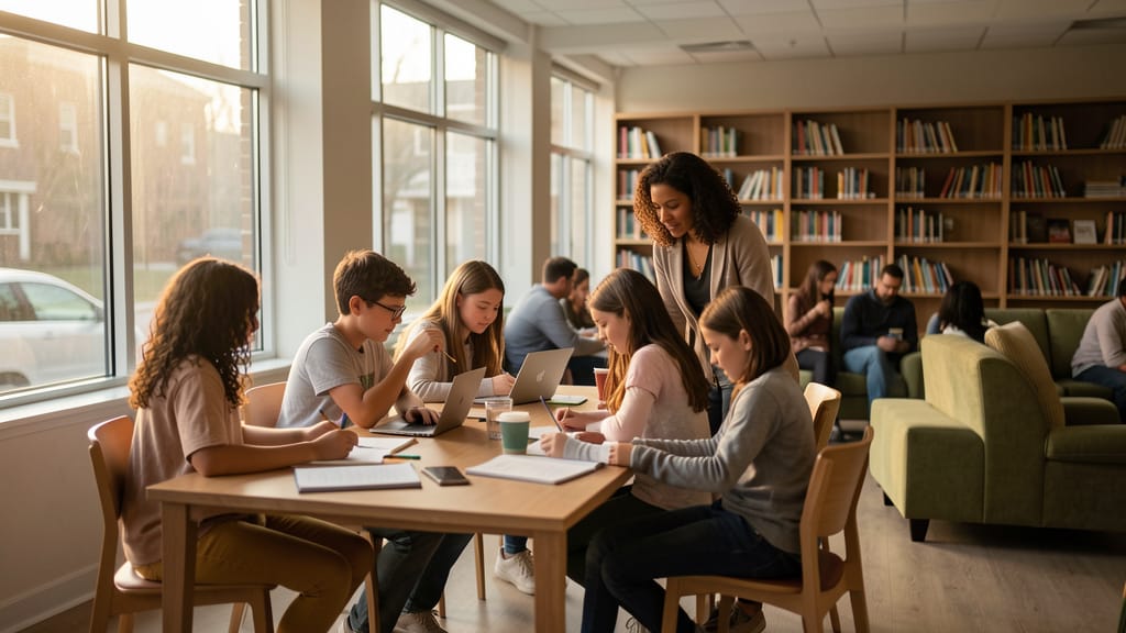 Lern-Hubs: Wie Gemeinden die Zukunft unserer Schulen neu gestalten (KI-generiertes Symbolbild)