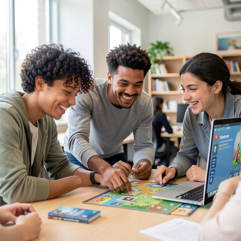 Lernen mit Leichtigkeit: Wie Gamification Begeisterung in die Bildung bringt (KI-generiertes Symbolbild)