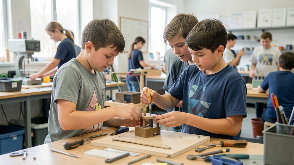 Makerspaces: Wo die Zukunft des Lernens greifbar wird (KI-generiertes Symbolbild)