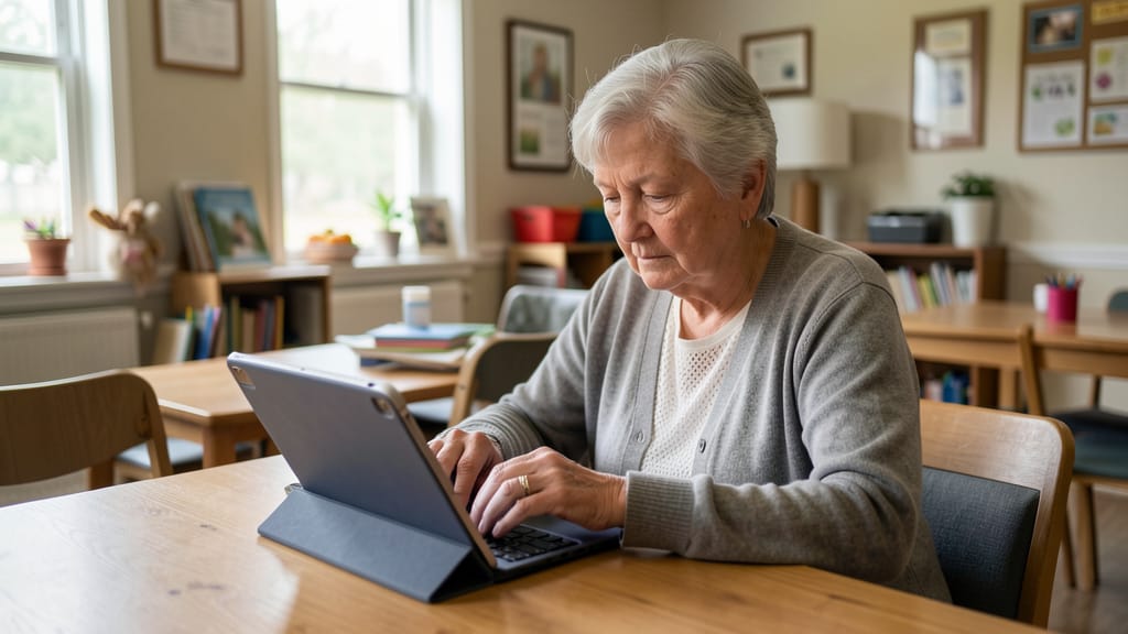 Mehr als nur dabei: Ältere Menschen gestalten die digitale Zukunft Europas aktiv mit (KI-generiertes Symbolbild)