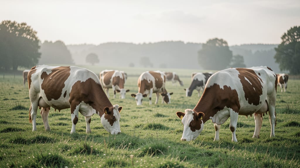 Mehr als nur Milch: Warum Tierwohl auf dem Hof beginnt (KI-generiertes Symbolbild)