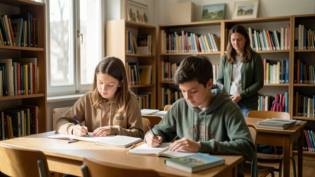 Mehr als nur Pauken: Wie Schulen zu Ankern der psychischen Gesundheit werden (KI-generiertes Symbolbild)