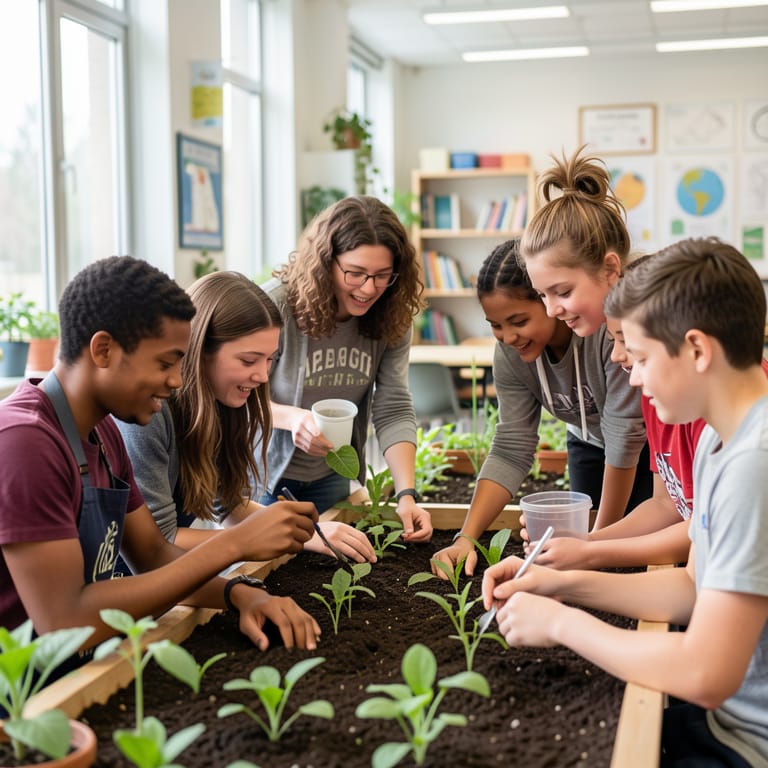 Mehr als Wissen: Wie unsere Schulen den Kompass für eine nachhaltige Zukunft schmieden (KI-generiertes Symbolbild)