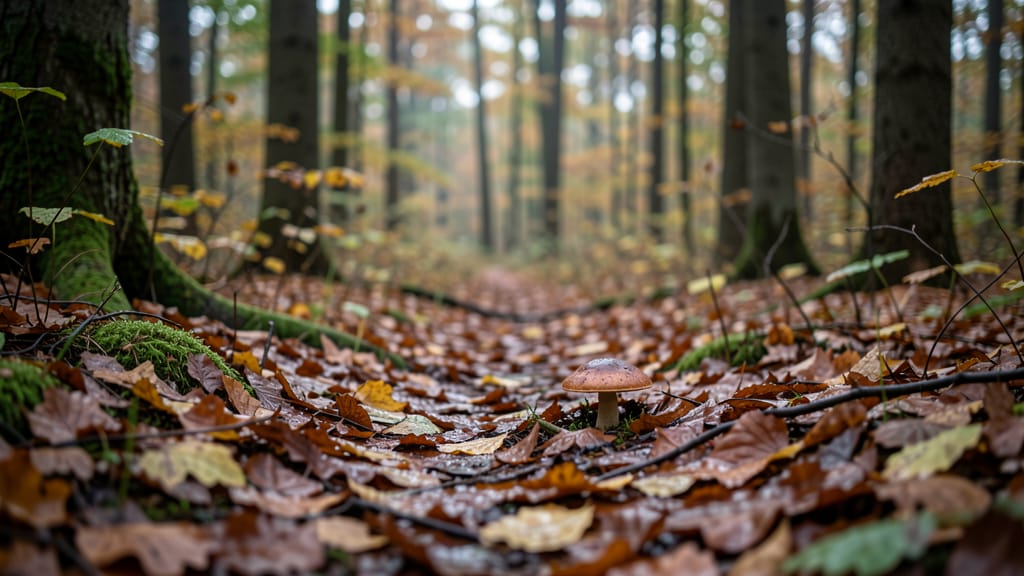 Pilz-Glück im Herbst: Eine deutsche Tradition zwischen Waldromantik und Verantwortung (KI-generiertes Symbolbild)
