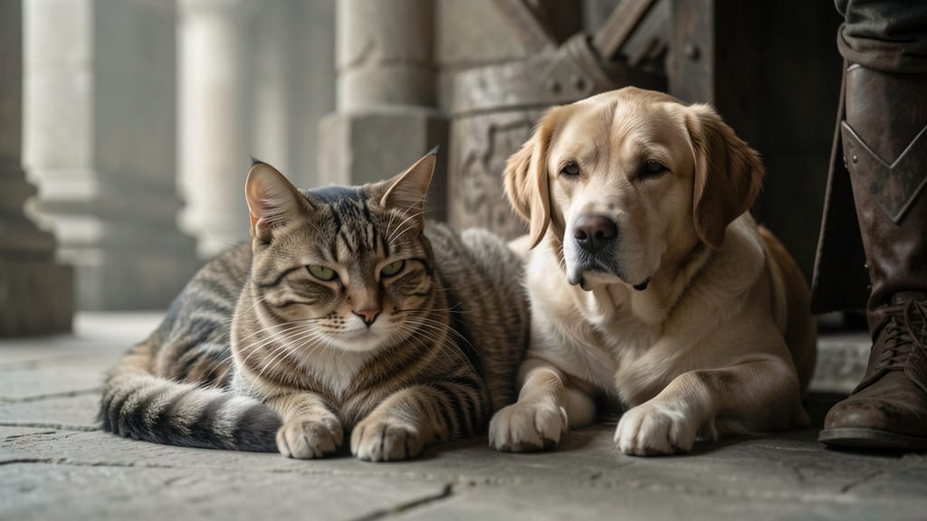 Pixel-Pfotenhilfe: Wie tierische Begleiter digitale Helden im Sturm erobern und warum die Wahl des richtigen Freundes zählt (KI-generiertes Symbolbild)