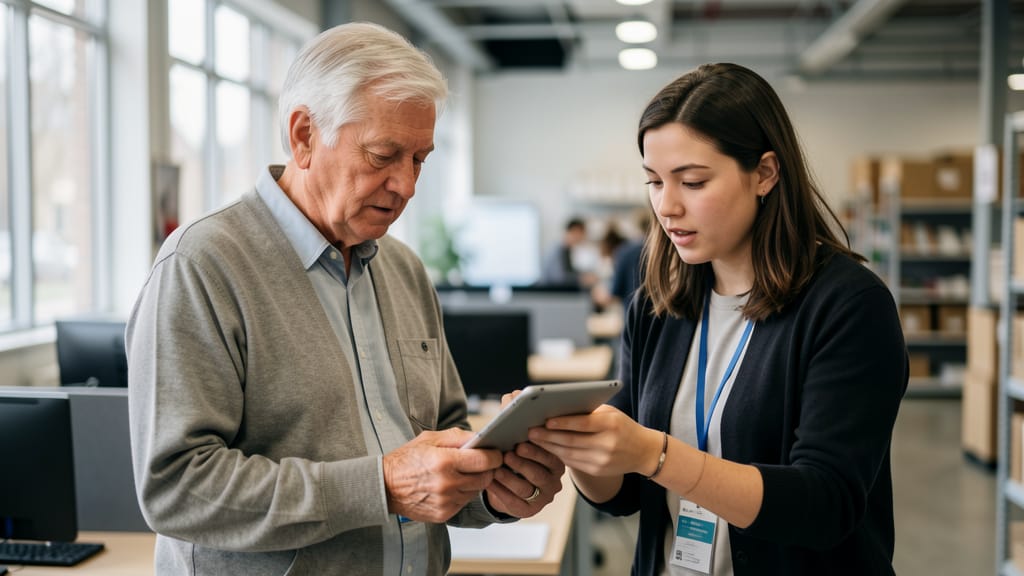 Reskilling: Wie Unternehmen den Fachkräftemangel mit internen Talenten meistern (KI-generiertes Symbolbild)