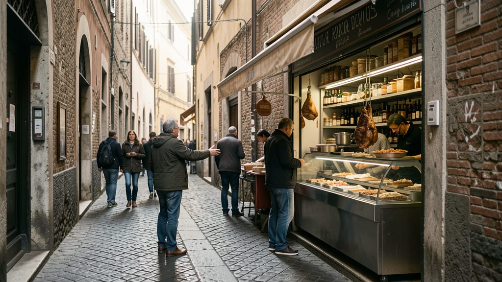 Römisches Genuss-Erwachen: Eine kulinarische Reise ins Herz von Trastevere (KI-generiertes Symbolbild)