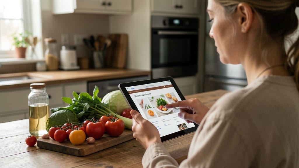 Smart kochen, nachhaltig genießen: Wenn KI zum Herzstück Ihrer Küche wird (KI-generiertes Symbolbild)