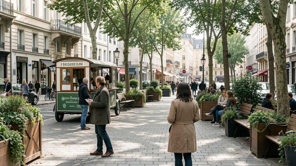 Unsere Städte neu gedacht: Wie Superblocks und Kaffeegespräche Europas urbanes Herz beleben (KI-generiertes Symbolbild)
