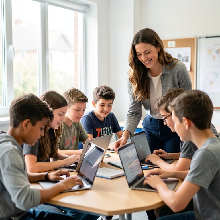 Von der Pandemie zur Pionierarbeit: Wie Schulen die digitale Zukunft gestalten (KI-generiertes Symbolbild)