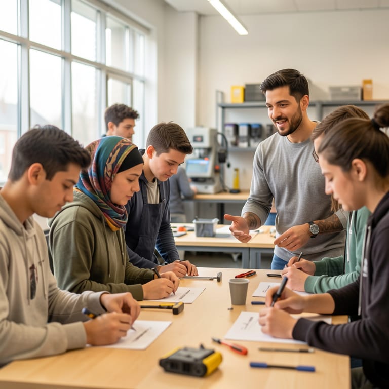 Wege zur Integration: Wie Bildung und Arbeit Brücken in die Zukunft bauen (KI-generiertes Symbolbild)