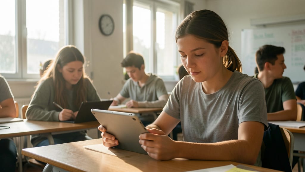 Weichen stellen für morgen: Wie KI unsere Schulen bereichert – mit Herz und Verstand (KI-generiertes Symbolbild)