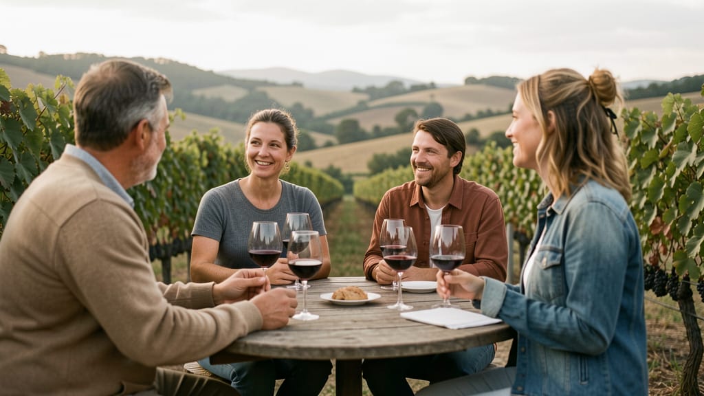 Wein im Wandel: Wie Winzer die Krise nutzten, um Genuss neu zu erfinden (KI-generiertes Symbolbild)