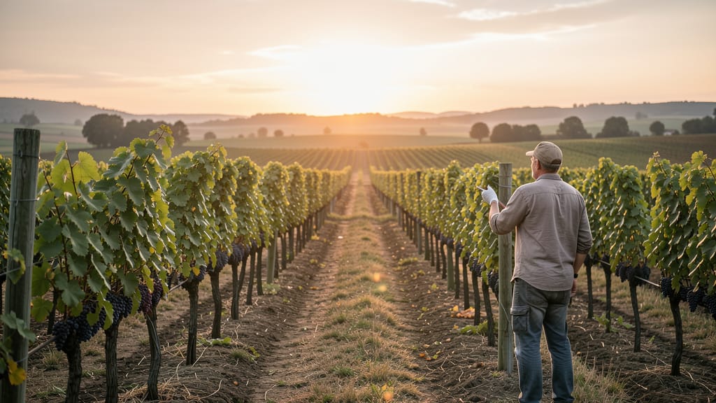 Weinbau im Wandel: Wie zukunftsstarke Rebsorten unseren Genuss nachhaltig prägen (KI-generiertes Symbolbild)