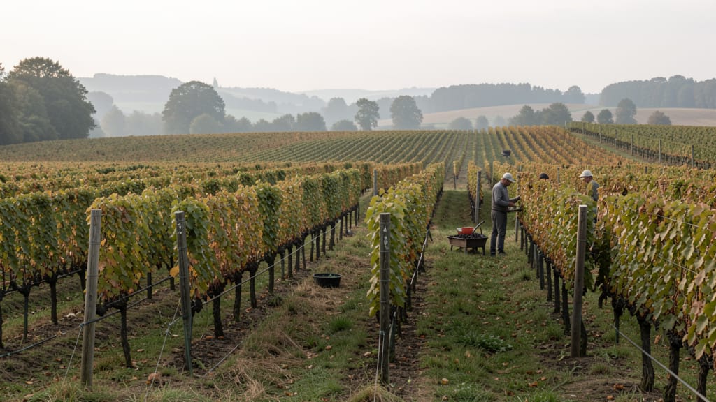 Weinreben im Wandel: Wie Tradition und Innovation den deutschen Weinbau neu beleben (KI-generiertes Symbolbild)