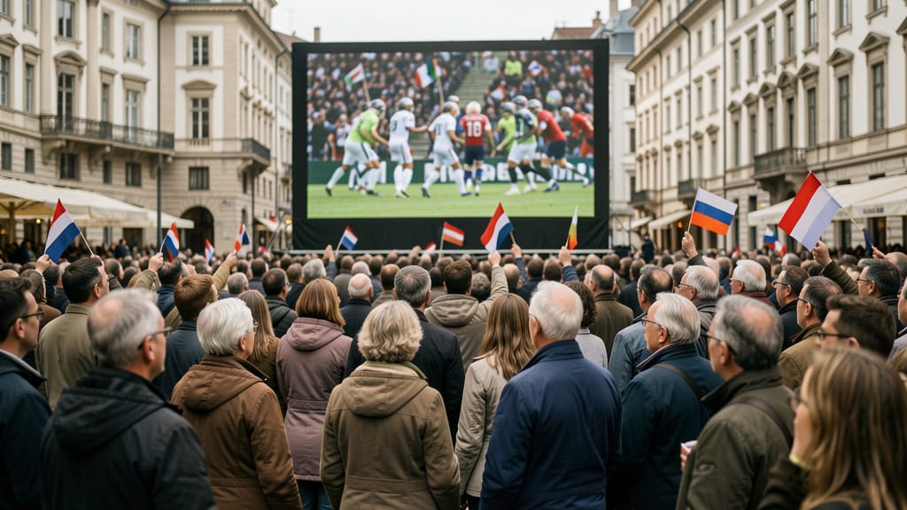 Wenn das Trikot mehr als nur Farbe trägt: Sport und die facettenreiche Welt der nationalen Identität (KI-generiertes Symbolbild)