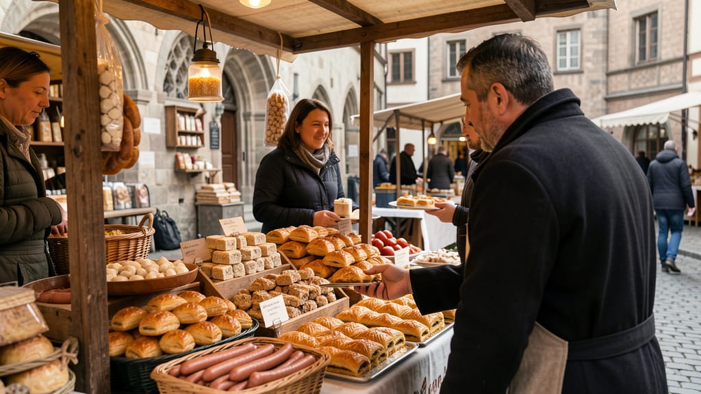 Wenn Genuss eine Heimat hat: Eine Reise zu den Schätzen regionaler Esskultur (KI-generiertes Symbolbild)