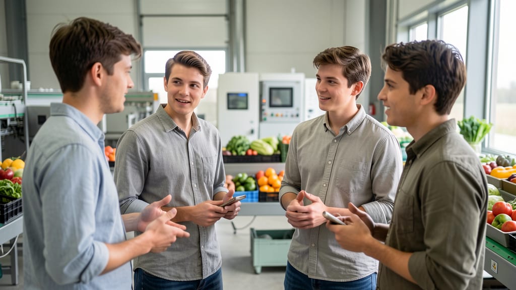 Wo Leidenschaft Wurzeln schlägt: Junge Visionäre gestalten die Zukunft unserer Ernährung (KI-generiertes Symbolbild)