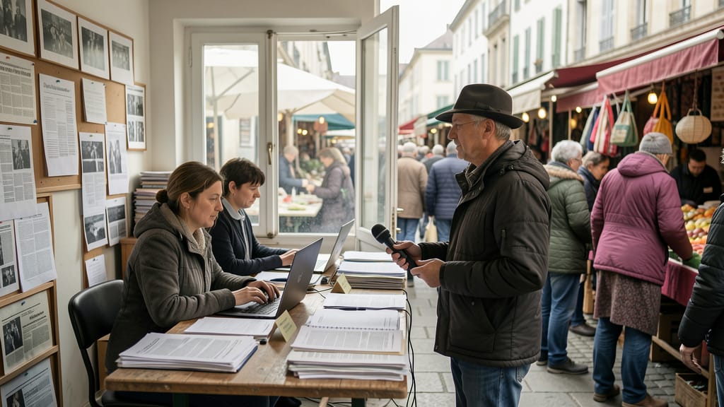 Zwischen Überleben und Aufbruch: Wie Lokaljournalisten weltweit die vierte Gewalt neu erfinden (KI-generiertes Symbolbild)