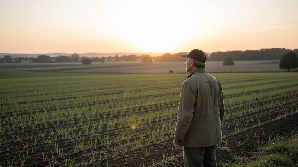 Zwischen Vision und Wirklichkeit: Europas Landwirtschaft im Wandel (KI-generiertes Symbolbild)